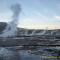 Nächster Morgen 5:00 Uhr, Geisires del Tatio, 4.300 m, das höchste Gysierfeld der Erde.