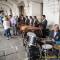 ..eine tolle Marimba Band ... und die Leute tanzen....auf der Strasse...