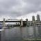 ..Blick von Granville Island auf die Burrard Bridge...