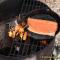 ..dafür gab es am Abend, Wildlachs in Pfanne auf Holzfeuer...himmlisch...