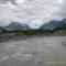 ..das ist der Nizina River...wir stehen so links im Bild und gehen nach McCarthy..