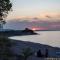 ..das ist der Sonnenuntergang am Stellplatz am issikul See...