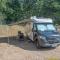 Campingplatz Municipal Laon, große Plätze, Hygienekonzept wie zu Hause wir fühlen uns sehr sicher und machen Rast, nach der langen ersten Tour.