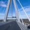 ...am nächsten Morgen über die Brücke nach Portugal....