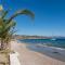 ..ebenso wie der Strand an unserem Campingplatz...