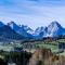 ..wir nähern uns den Alpen...