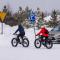 ..eine weitere Möglichkeit......Winterbikes mit Breitreifen für Schnee....