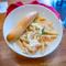 ...Margit....Nudeln Alfredo mit Shrimps....