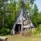 ...First Nation Zelt aus Birkenrinde....