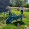 ...die Beiden haben uns über Gartenbau informiert.....