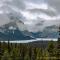 ...wir sind auf der Promenade des Glacies oder Icefield Parkway....