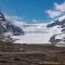 ...war 1994, als wir erstmals hier waren, reichte das Columba Icefield......bis fast an die Strasse..