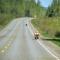 ..der Stewart-Cassier-Hwy...ist wegen seiner Schönheit auch bei Radfahrern beliebt.....725 km...