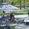 ..dann sind wir im State Park, ich beim Camping Host, der hier Alles regelt...