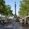 .der Stadtrungang beginnt an der Columbus-Säule...
