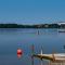Der See ist sehr flach und warm
