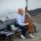 ..der Bandura Spieler im Innenhof ist eine Wucht....